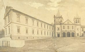 fachada do colégio nos anos de 1920
