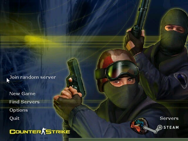 Tela do Counter-Strike 1.6