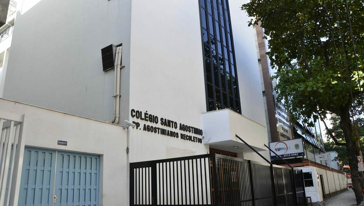 Entrada do Colégio Santo Agostinho Leblon