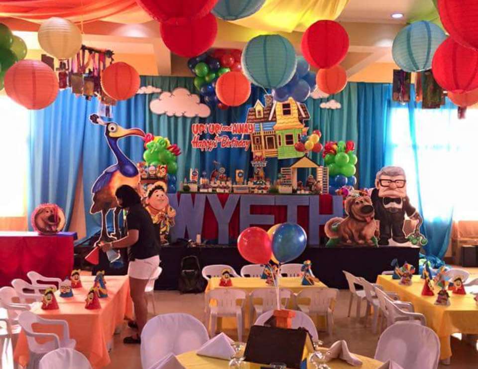 Decoração de festa infantil do filme Up - altas aventuras