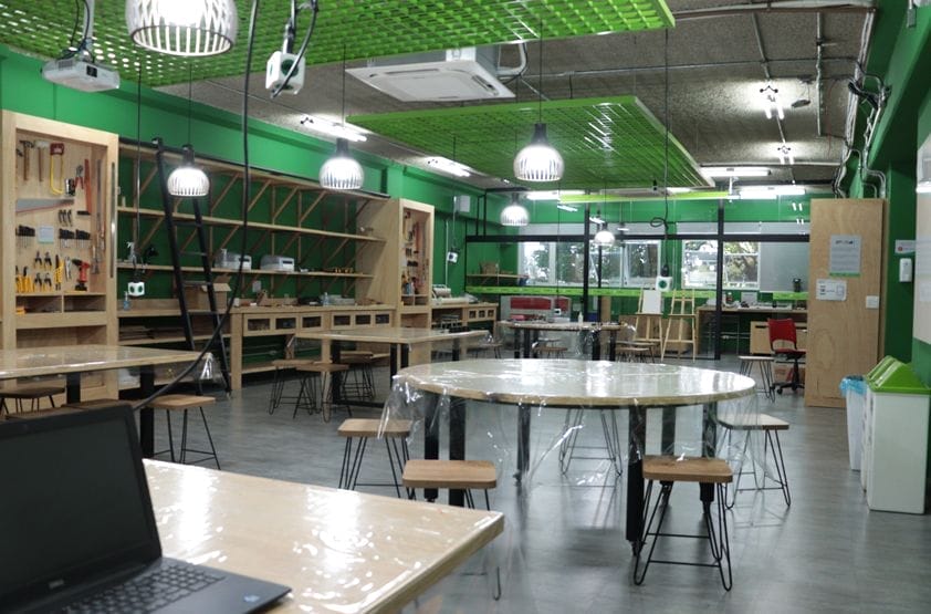 espaço maker do colégio vital brazil