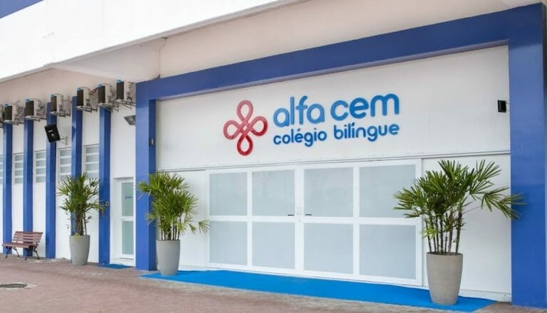 fachada do Alfa CEM Arena, no Parque Olímpico