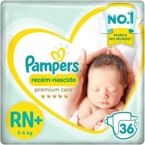 fralda pampers premium care