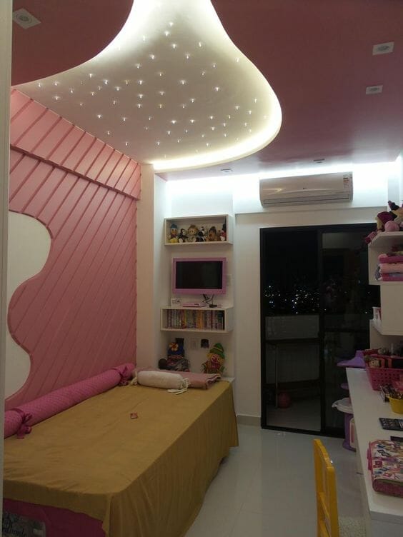 quarto com glitter