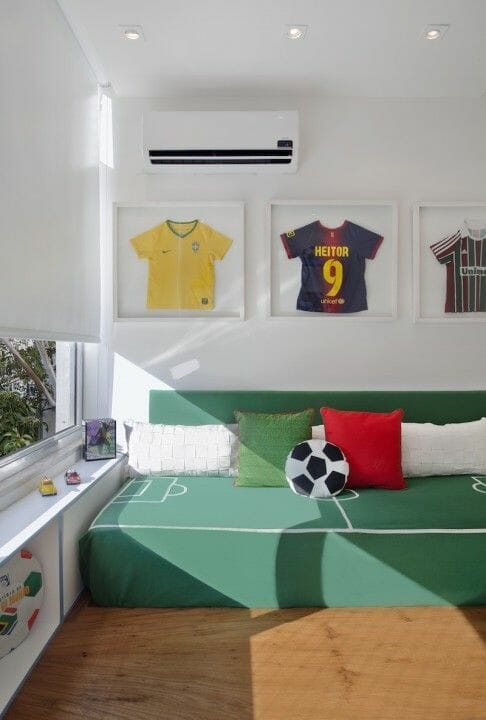 quarto de futebol