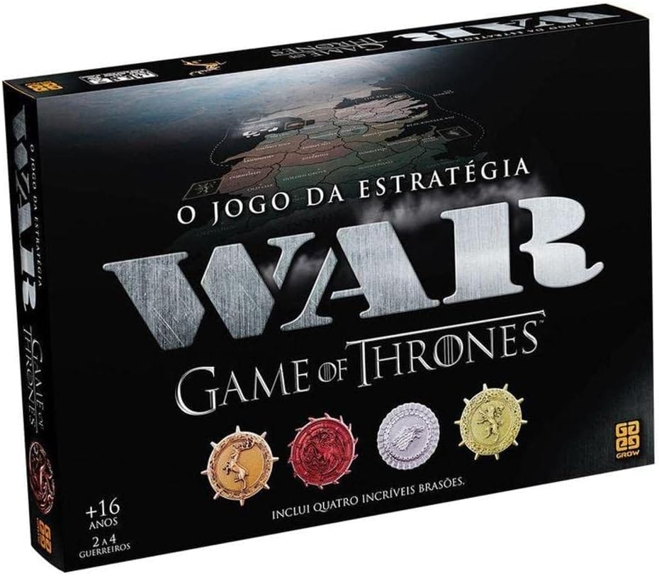 caixa do jogo de tabuleiro war - game of thrones